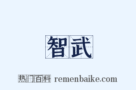 智武是什么意思的图片